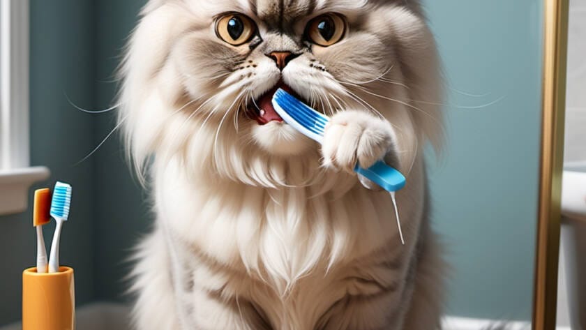 Cat dental health prevention